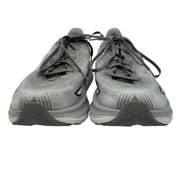 Hoka One One Clifton 9 Grey Mens Size 10D Lightweight Running Shoes - Picture 3 of 12